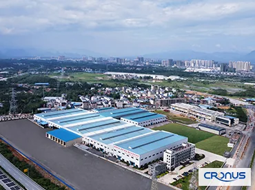 Aerial view of Cronus industrial factory